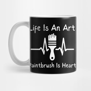 Artist heartbeat Mug